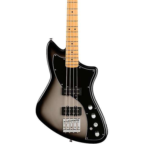 Open Box Fender Player Plus Meteora Bass With Maple Fingerboard Level 2 Silver Burst 197881131760