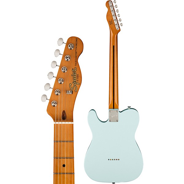 Squier Limited-Edition Classic Vibe '60s Telecaster Thinline Maple Fingerboard Electric Guitar Sonic Blue
