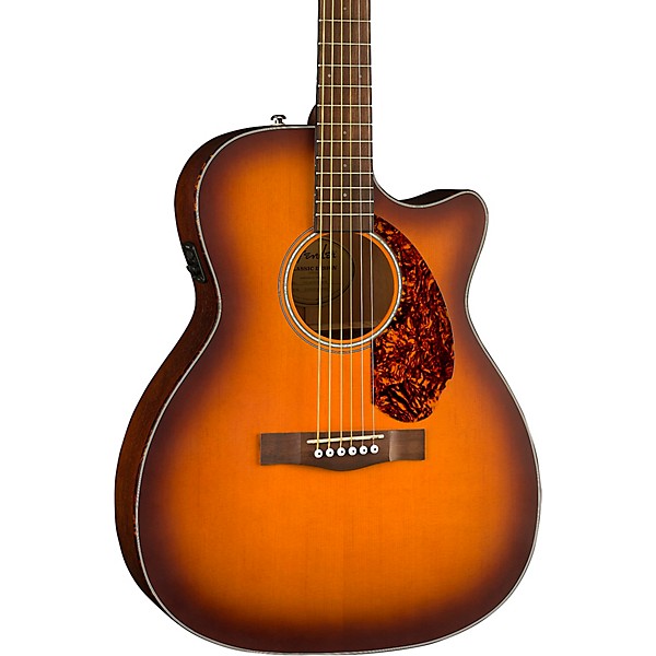 Fender CC-60SCE Concert Limited-Edition Acoustic-Electric Guitar Aged Cognac Burst