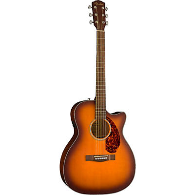 Fender Cc-60Sce Concert Limited-Edition Acoustic-Electric Guitar Aged Cognac Burst for sale