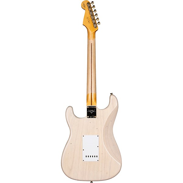 Fender Custom Shop Eric Clapton Signature Stratocaster Journeyman Relic Electric Guitar Aged White Blonde