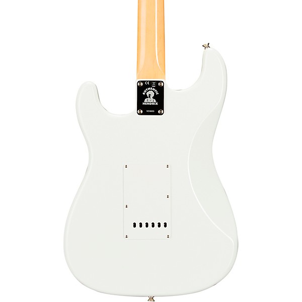 Open Box Fender Custom Shop Jimi Hendrix Voodoo Child Stratocaster NOS Electric Guitar Level 2 Olympic White 197881274412
