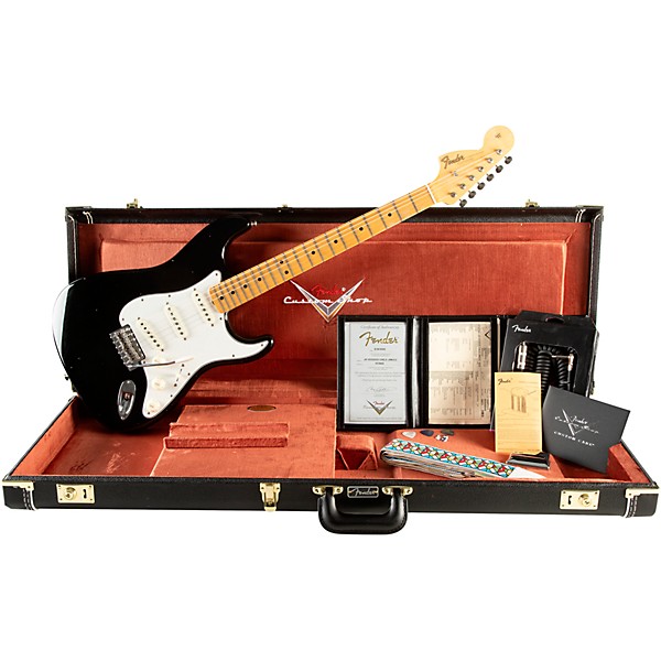 Fender Custom Shop Jimi Hendrix Voodoo Child Stratocaster Journeyman Relic Electric Guitar Black