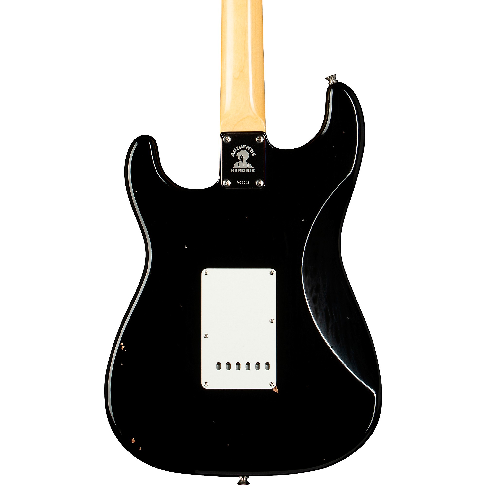 ❖CustomWierring Relic Black Stratocaster Platinum Fender Custom Shop Jimi Hendrix Voodoo Child Stratocaster