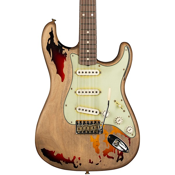 Fender Custom Shop Rory Gallagher Signature Stratocaster Heavy Relic Electric Guitar 3-Color Sunburst