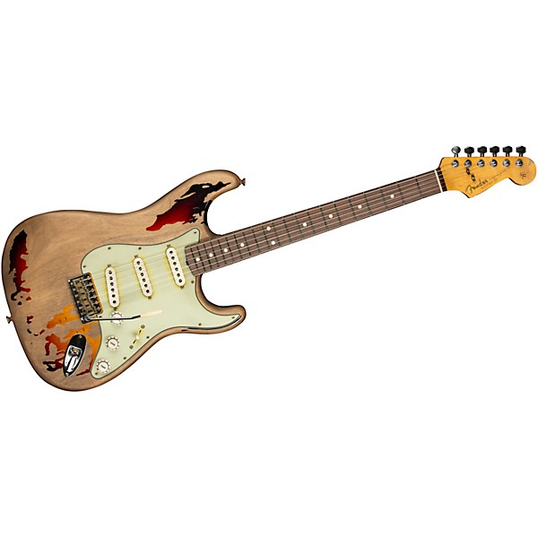 Fender Custom Shop Rory Gallagher Signature Stratocaster Heavy Relic Electric Guitar 3-Color Sunburst