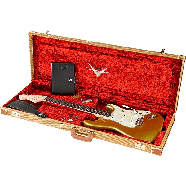 Fender Custom Shop Dick Dale Signature Stratocaster NOS Electric Guitar Chartreuse Sparkle