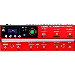 BOSS RC-600 Loop Station Effects Pedal Red