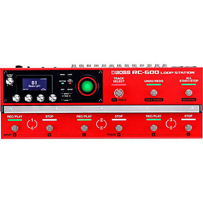 Boss Rc-600 Loop Station Effects Pedal Red for sale