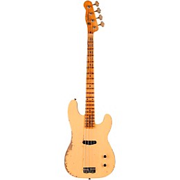 Fender Custom Shop Dusty Hill Signature Heavy Relic Precision Bass Nocaster Blonde