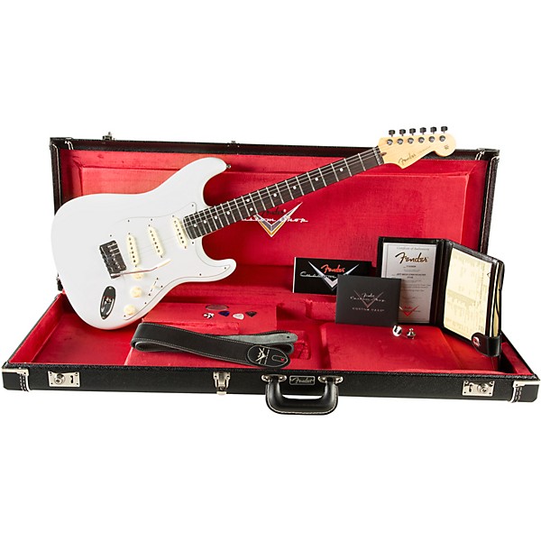 Fender Custom Shop Jeff Beck Signature Stratocaster NOS Electric Guitar Olympic White