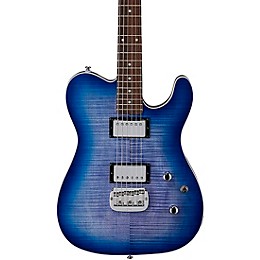 G&L Tribute ASAT Deluxe Electric Guitar Bright Blue Burst