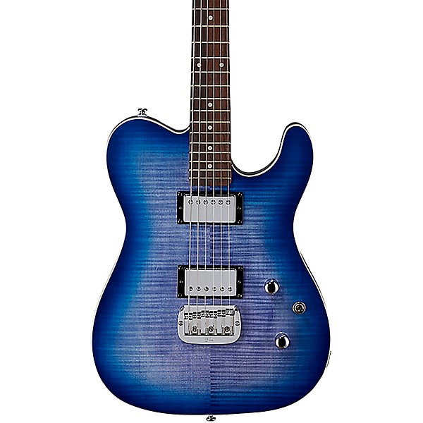 G&L Tribute ASAT Deluxe Electric Guitar Bright Blue Burst