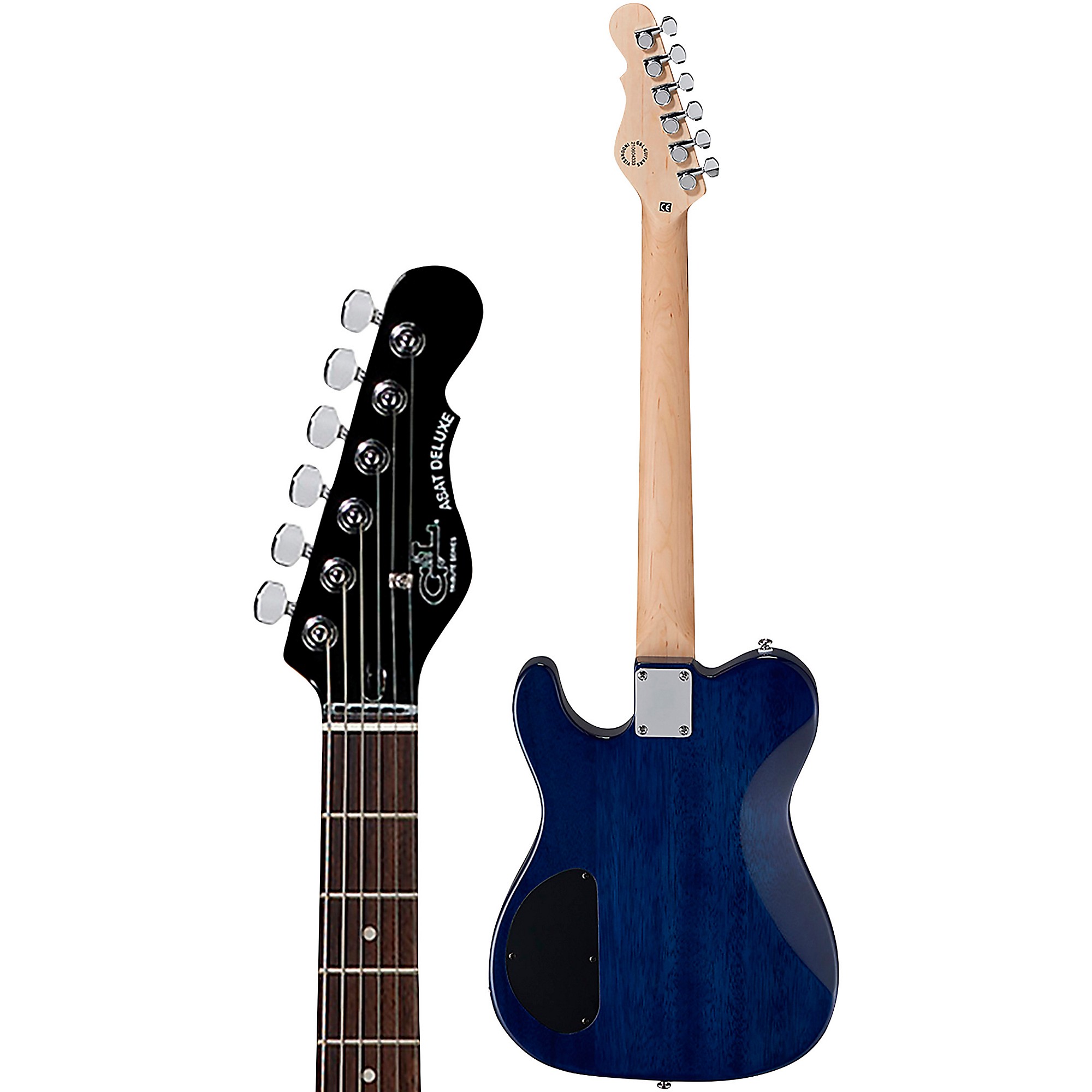 G&L Tribute ASAT Deluxe Electric Guitar Bright Blue Burst