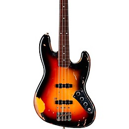 Fender Custom Shop Jaco Pastorius Tribute Relic Jazz Bass 3-Color Sunburst