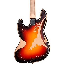 Fender Custom Shop Jaco Pastorius Tribute Relic Jazz Bass 3-Color Sunburst