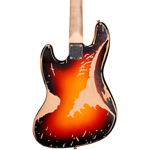 Fender Custom Shop Jaco Pastorius Tribute Relic Jazz Bass 3-Color Sunburst