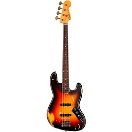 Fender Custom Shop Jaco Pastorius Tribute Relic Jazz Bass 3-Color Sunburst