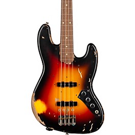 Fender Custom Shop Jaco Pastorius Tribute Relic Jazz Bass 3-Color Sunburst