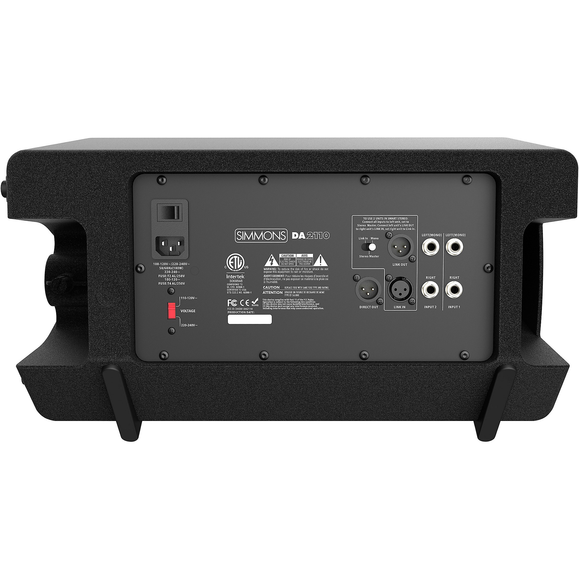 Simmons DA2110 Drum Amp and DA12S Subwoofer Bundle With Speaker