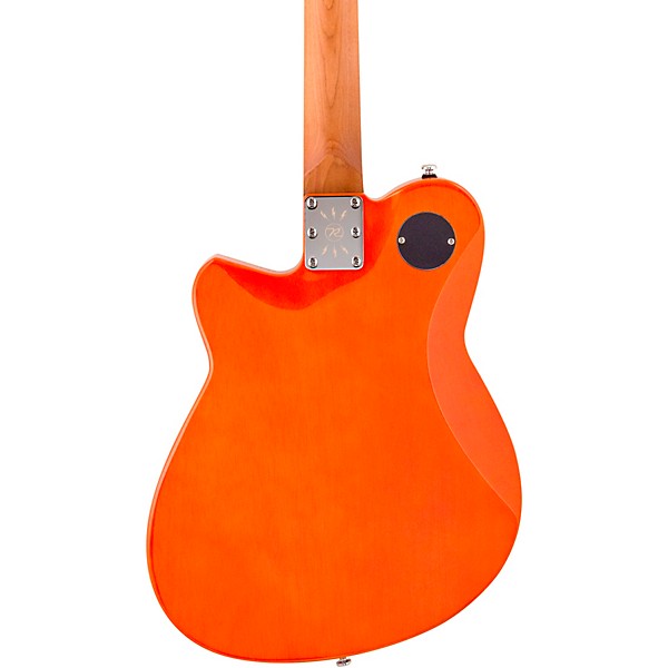 Reverend Flatroc Roasted Maple Fingerboard Electric Guitar Rock Orange