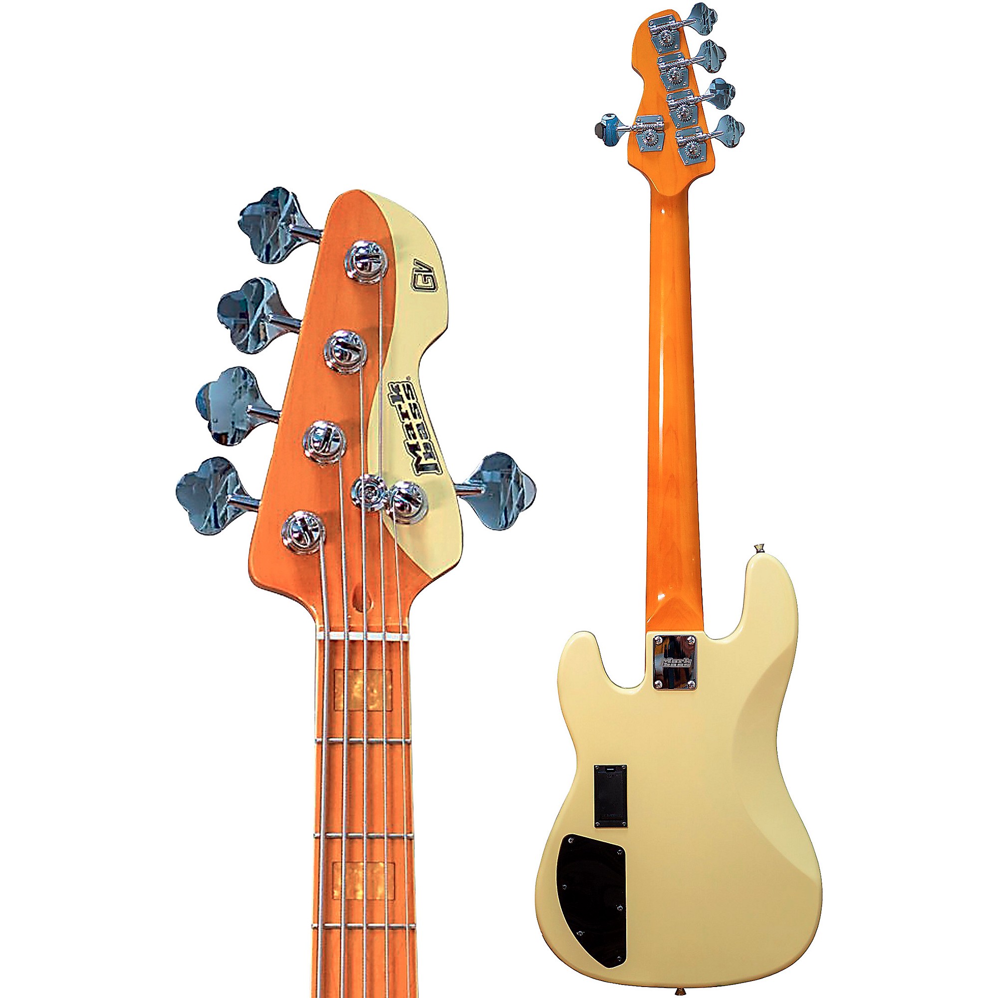 ベース FIRE FLAKE Forest Bass GV-FR-105 Markbass GV5 Gloxy Val MP 5-String Electric Bass Cream