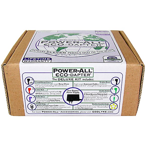 Godlyke Power-All Eco-Dapter Carbon Free Power Supply Deluxe Kit