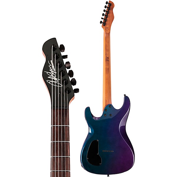 Chapman ML1 Baritone Pro Modern Electric Guitar Morpheus Purple Flip Gloss