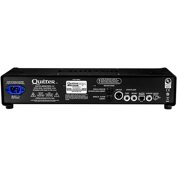 Quilter Labs Aviator Mach 3 200W Guitar Amplifier Head Black