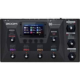 Zoom B6 Multi-Effects Processor for Bass Black