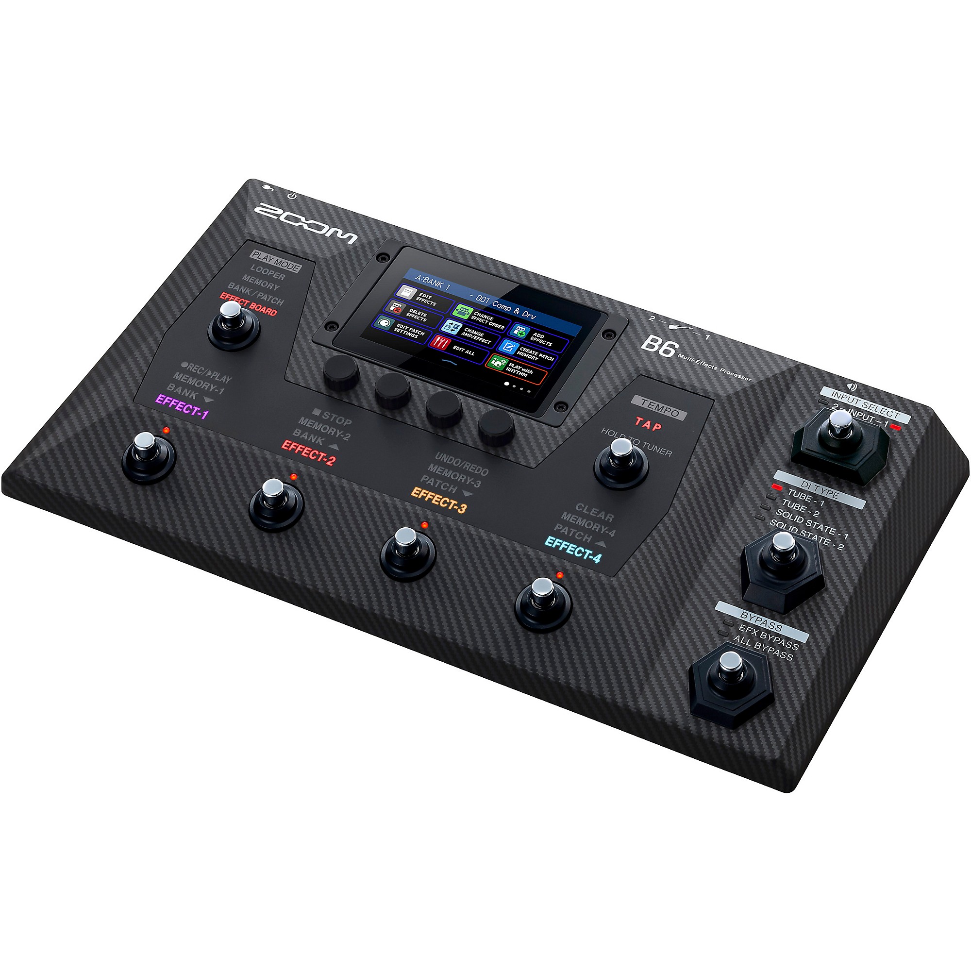 Zoom B6 Multi-Effects Processor for Bass Black | Guitar Center