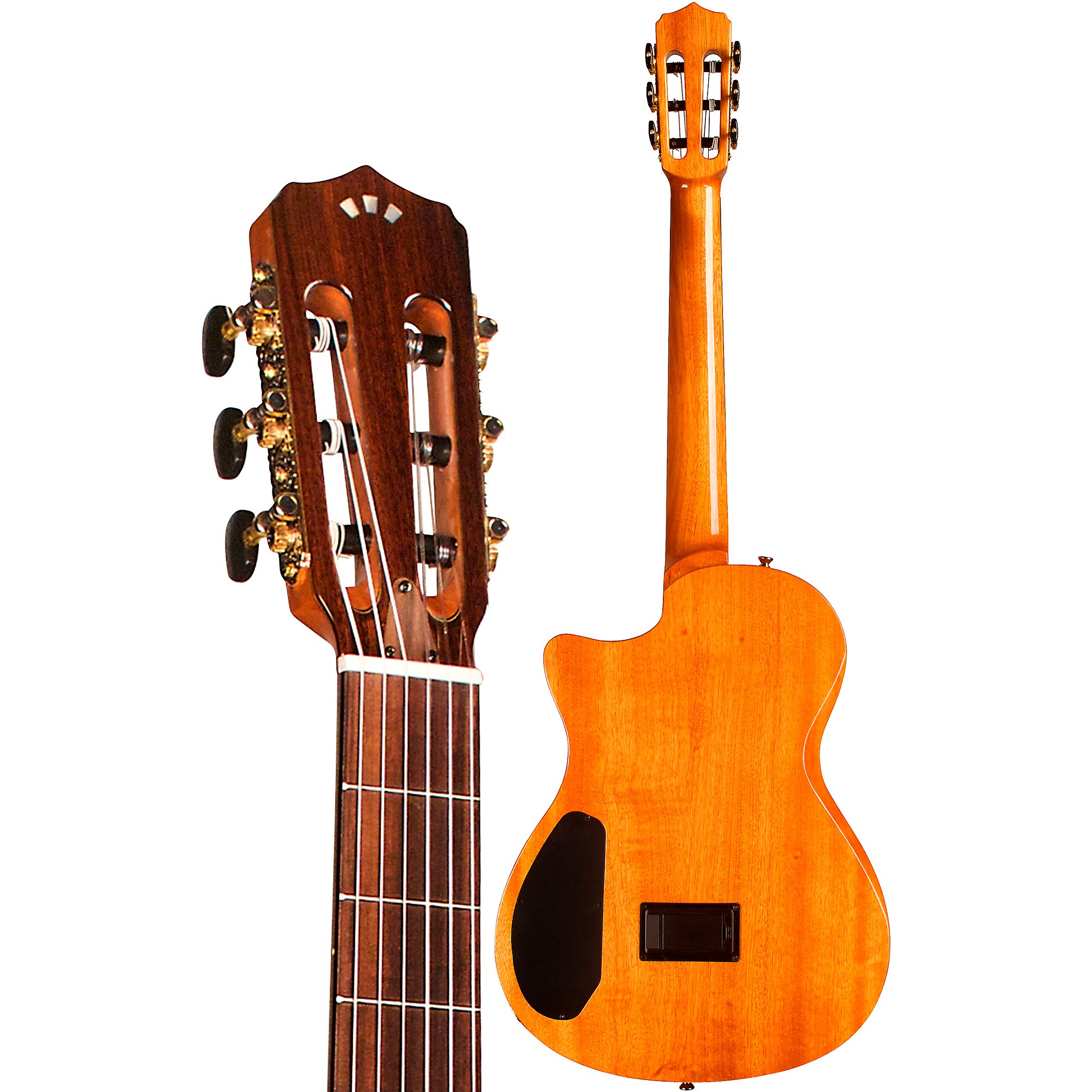 Cordoba Stage Nylon-String Electric Guitar (Edge Burst)