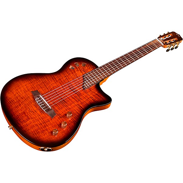 Open Box Cordoba Stage Nylon-String Electric Guitar Level 2 Edge Burst 194744846267