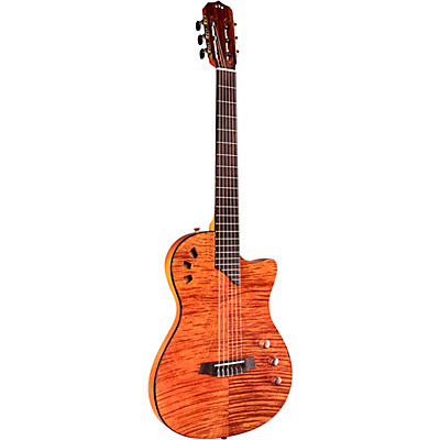 Cordoba Stage Nylon-String Electric Guitar Natural Amber for sale
