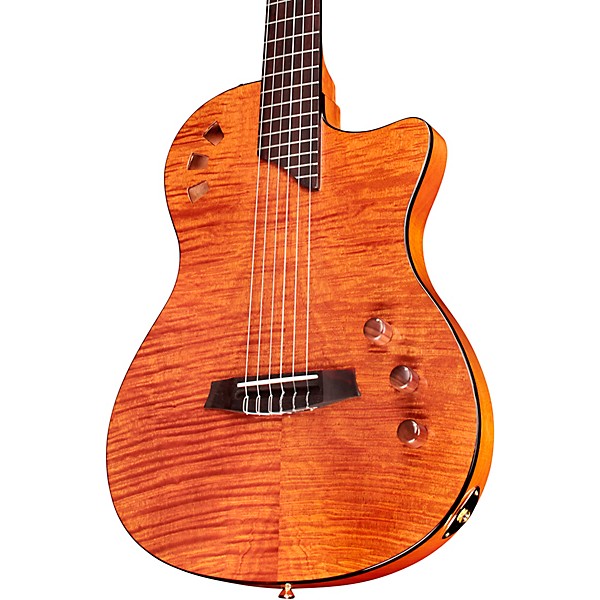 Cordoba Stage Nylon-String Electric Guitar Natural Amber