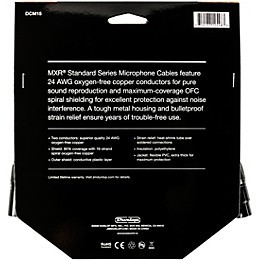 MXR XLR Microphone Cable 15 ft. Black