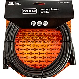 MXR XLR Microphone Cable 25 ft. Black