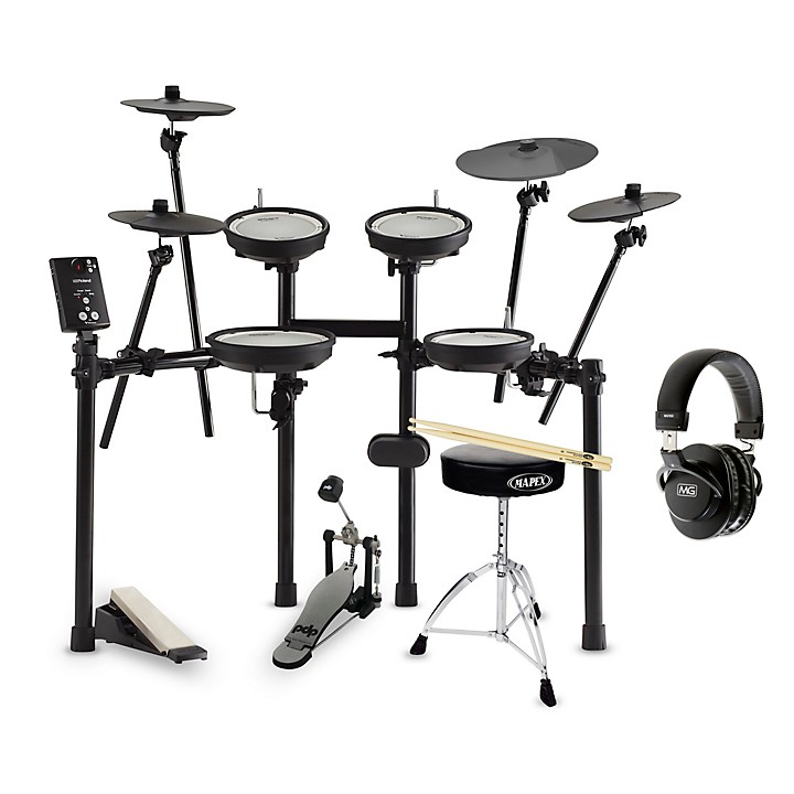 Roland TD-1DMKX V-Drums Set With Additional Larger Ride Cymbal Starter ...