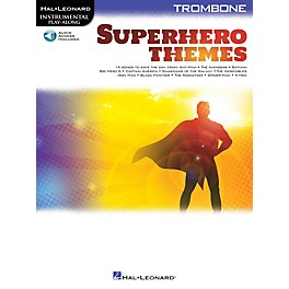 Hal Leonard Superhero Themes Instrumental Play-Along for Trombone (Book with Online Audio)