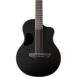 McPherson Carbon Touring Acoustic-Electric, Satin Pearl Hardware With Case Basketweave Top