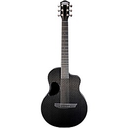 McPherson Carbon Touring Acoustic-Electric, Satin Pearl Hardware With Case Basketweave Top
