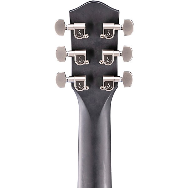 McPherson Carbon Touring Acoustic-Electric, Satin Pearl Hardware With Case Basketweave Top
