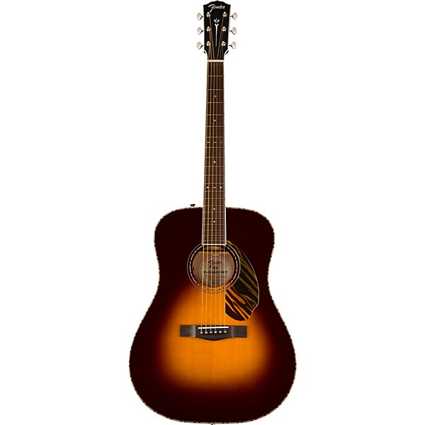 Fender Paramount PD-220E Dreadnought Acoustic-Electric Guitar 3-Color Vintage Sunburst