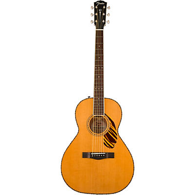 Fender Paramount Ps-220E Parlor Acoustic-Electric Guitar Natural for sale