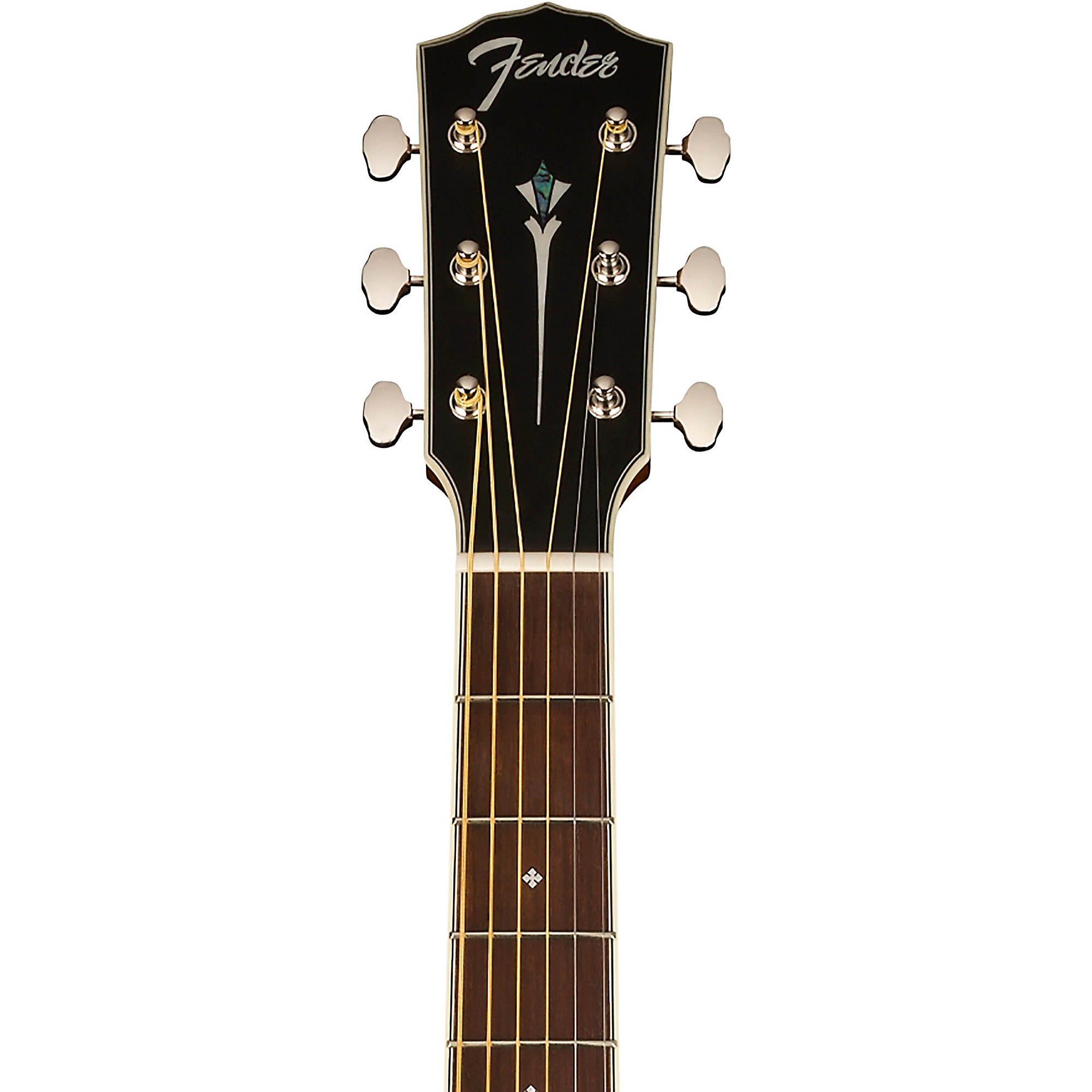Fender PS-220E Parlor Acoustic Guitar With Case, Ovangkol