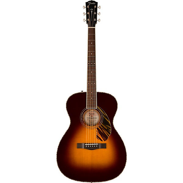 Fender Paramount PO-220E Orchestra Acoustic-Electric Guitar 3-Color Vintage Sunburst