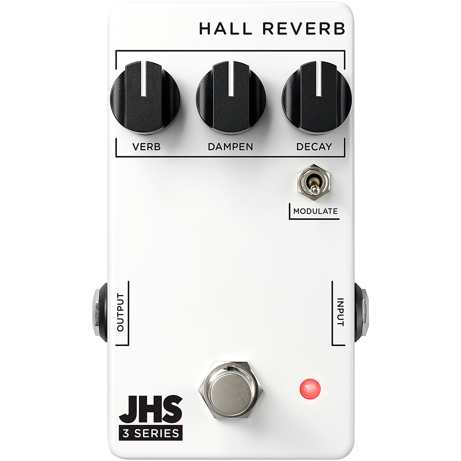 JHS Pedals Hall Reverb Effects Pedal White | Guitar Center