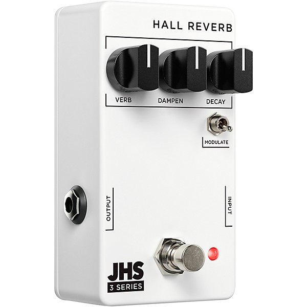 JHS Pedals Hall Reverb Effects Pedal White