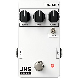 JHS Pedals Phaser Effects Pedal White