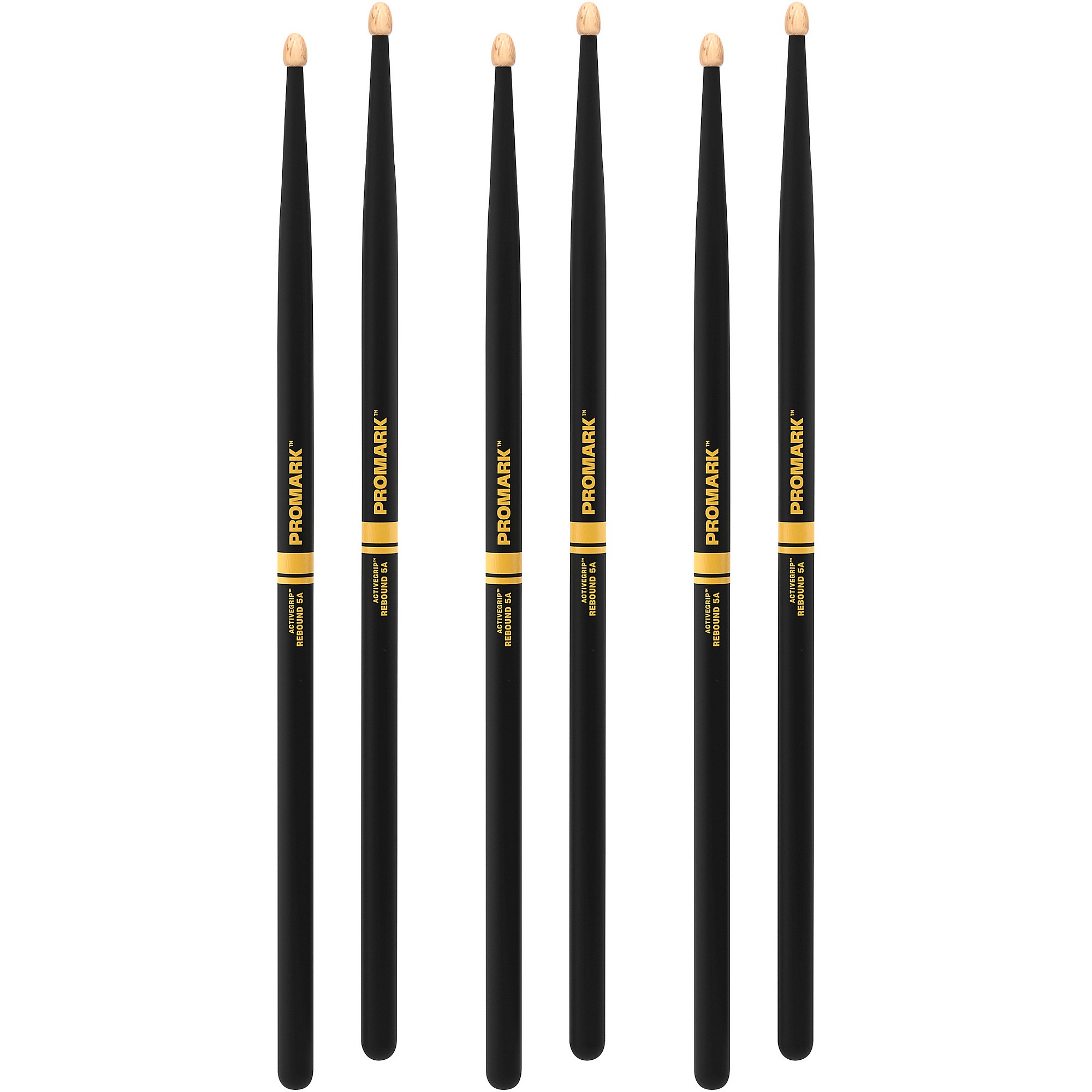 Promark Rebound ActiveGrip 3 Pack 5A Wood